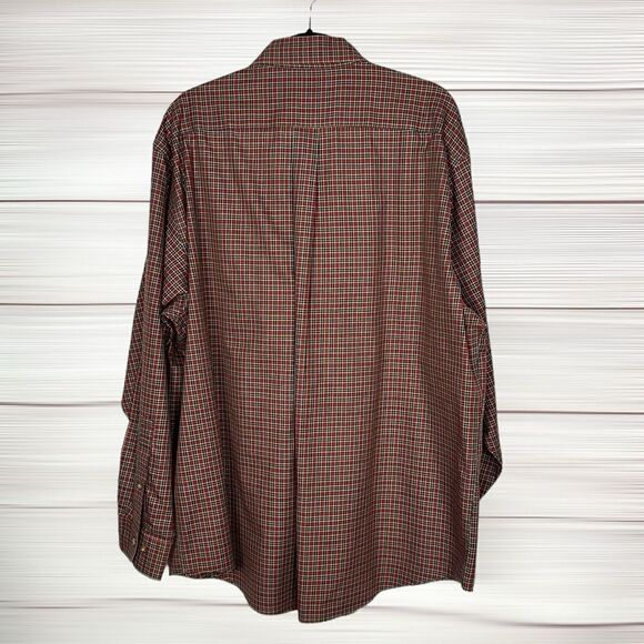 Brooks Brothers Button Down Shirt Long Sleeve Plaid Cotton Regular Fit XL - Picture 8 of 13